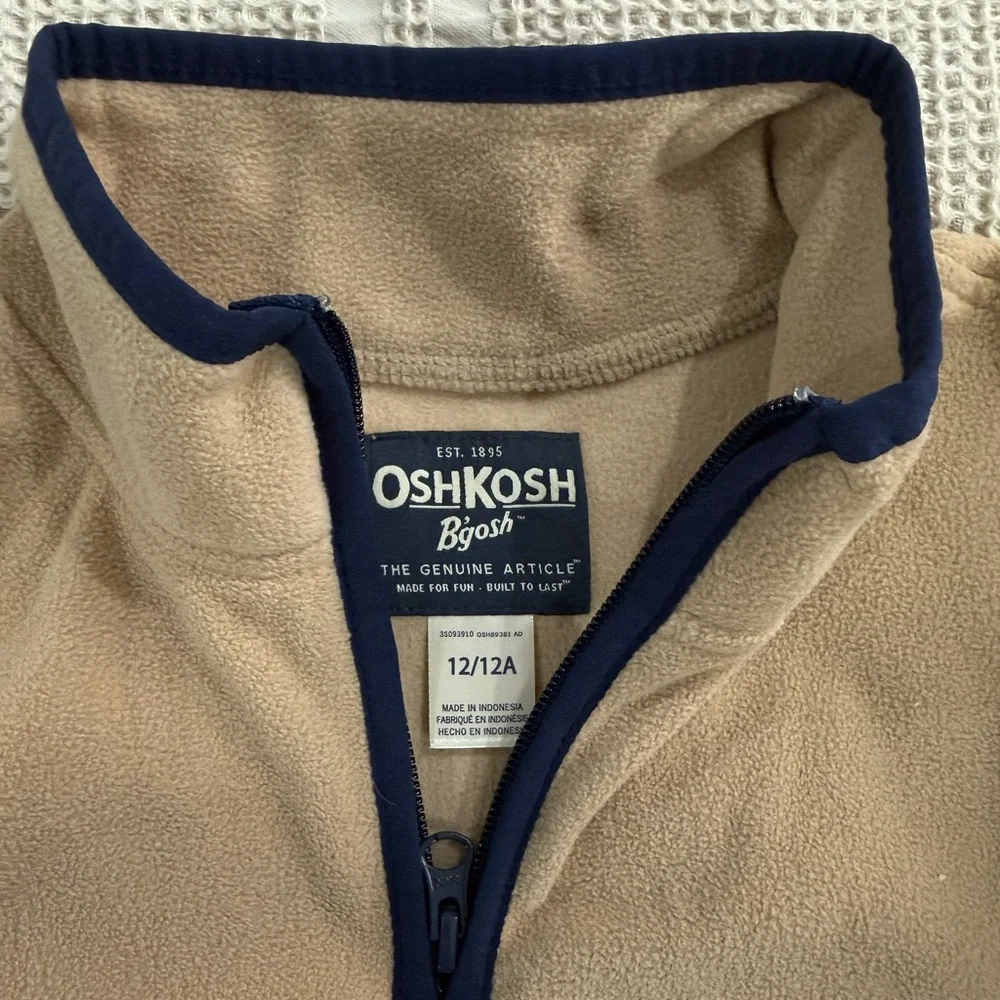 OshKosh B'gosh - Boys Quarter-Zip Microfleece Pullover